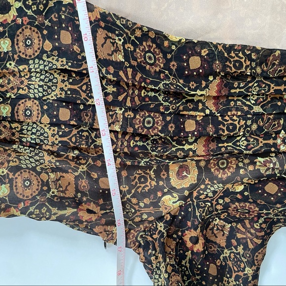 Ronny Kobo Brown Tan Black, Long Sleeve Maxi Dress - Picture 11 of 16